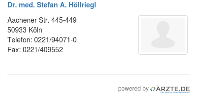 Dr med stefan a hoellriegl