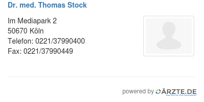 Dr med thomas stock 254743