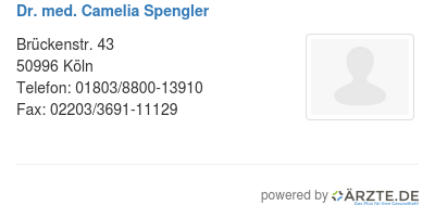 Dr med camelia spengler