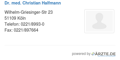 Dr med christian halfmann