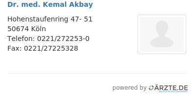 Dr med kemal akbay