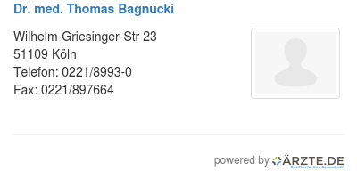 Dr med thomas bagnucki