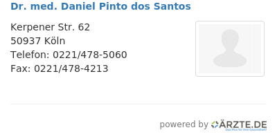 Dr med daniel pinto dos santos