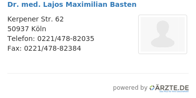 Dr med lajos maximilian basten