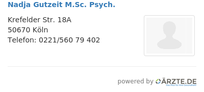 Nadja gutzeit m sc psych