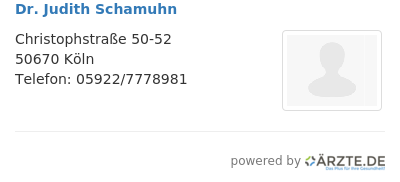 Dr judith schamuhn