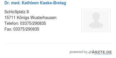 Dr med kathleen kaske bretag