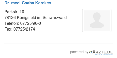 Dr med csaba kerekes