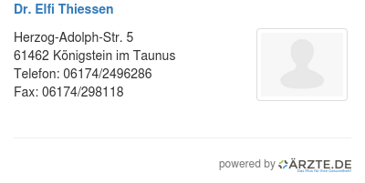 Dr elfi thiessen