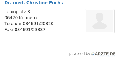 Dr med christine fuchs 338826
