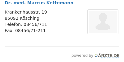 Dr med marcus kettemann