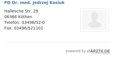 Pd dr med jedrzej kosiuk