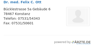 Dr med felix c ott
