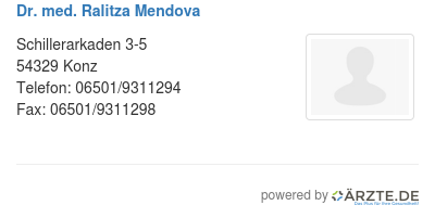 Dr med ralitza mendova