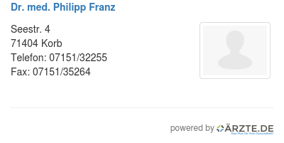 Dr med philipp franz