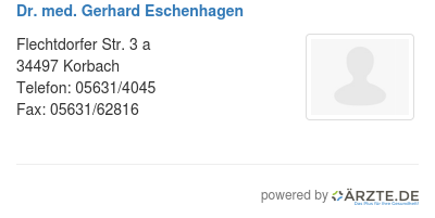 Dr med gerhard eschenhagen