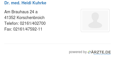 Dr med heidi kuhrke