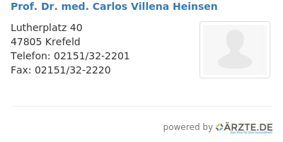 Prof dr med carlos villena heinsen