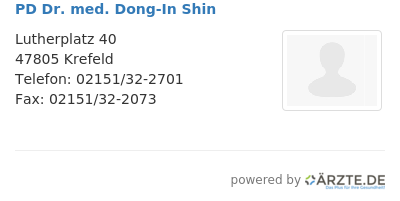 Pd dr med dong in shin