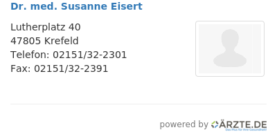 Dr med susanne eisert