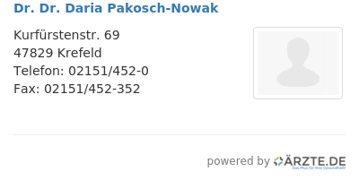 Dr dr daria pakosch nowak