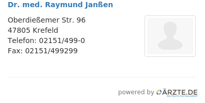 Dr med raymund janssen 651303