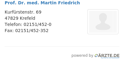 Prof dr med martin friedrich 646959