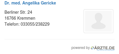Dr med angelika gericke