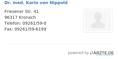 Dr med karin von nippold