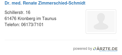 Dr med renate zimmerschied schmidt
