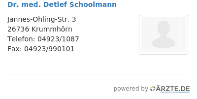 Dr med detlef schoolmann