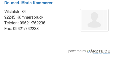 Dr med maria kammerer