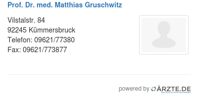 Prof dr med matthias gruschwitz