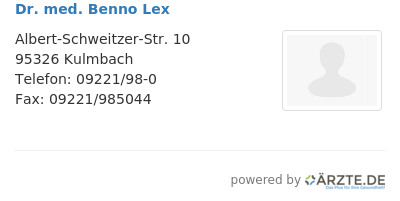 Dr med benno lex 649513