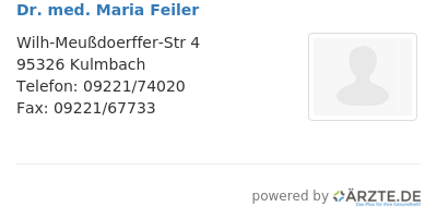 Dr med maria feiler