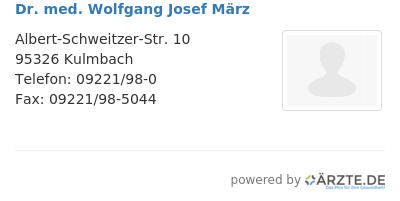 Dr med wolfgang josef maerz