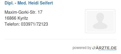 Dipl med heidi seifert