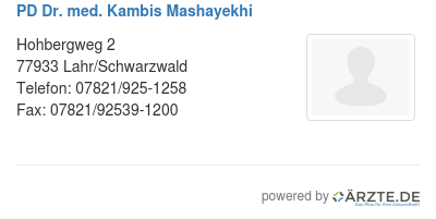 Pd dr med kambis mashayekhi