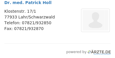 Dr med patrick holl 468956