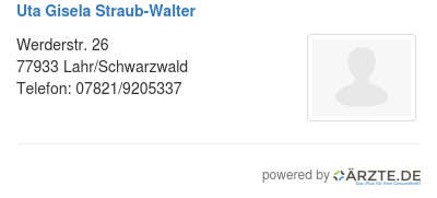 Uta gisela straub walter