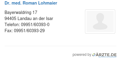 Dr med roman lohmaier 302655