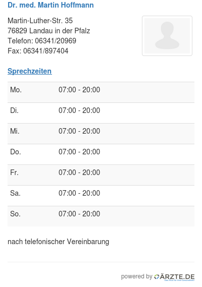 Dr med martin hoffmann 254228