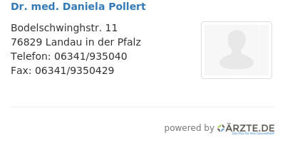 Dr med daniela pollert