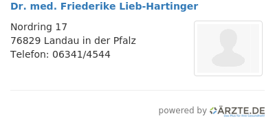Dr med friederike lieb hartinger