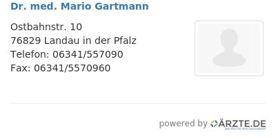 Dr med mario gartmann