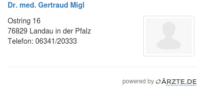 Dr med gertraud migl