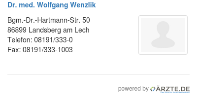 Dr med wolfgang wenzlik 498546
