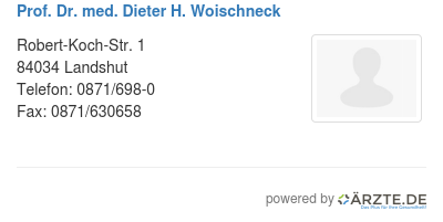 Prof dr med dieter h woischneck