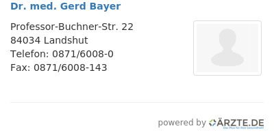 Dr med gerd bayer