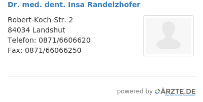 Dr med dent insa randelzhofer